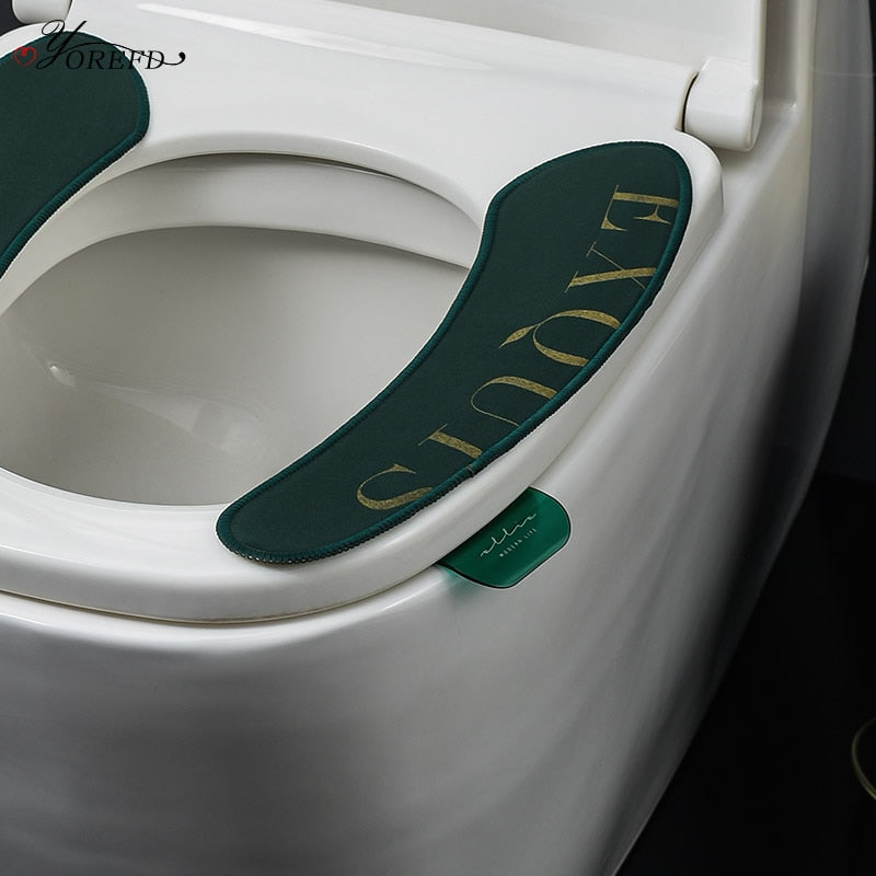 OYOREFD Portable Nordic Transparent Toilet Seat Lifter Toilet Lifting Device Avoid Touching Toilet Lid Handle WC Accessories