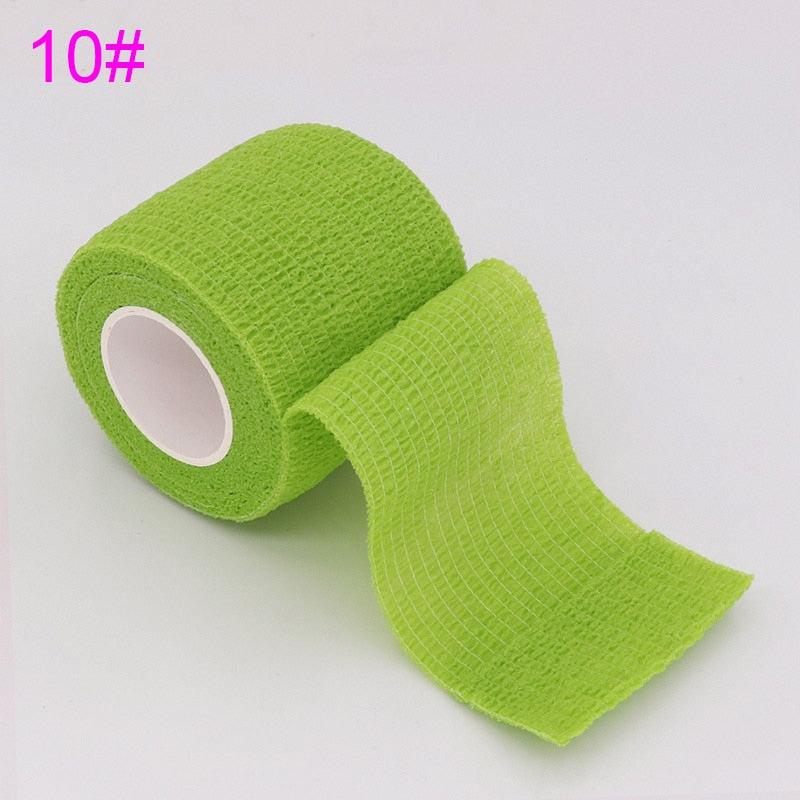 COYOCO Colorful Sport Self Adhesive Elastic Bandage Wrap Tape 4.8m Elastoplast For Knee Support Pads Finger Ankle Palm Shoulder