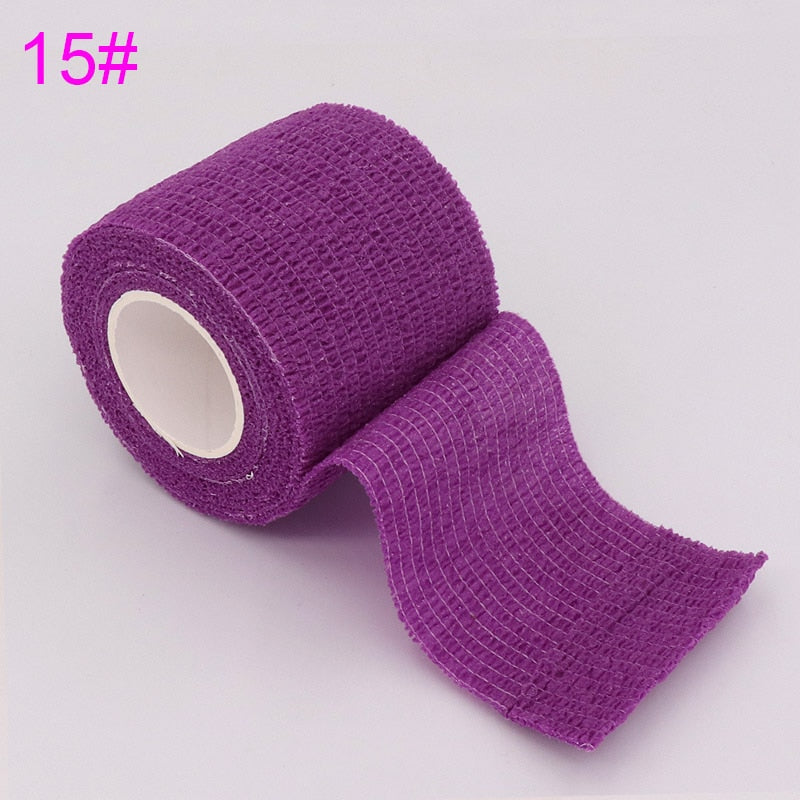 COYOCO Colorful Sport Self Adhesive Elastic Bandage Wrap Tape 4.8m Elastoplast For Knee Support Pads Finger Ankle Palm Shoulder