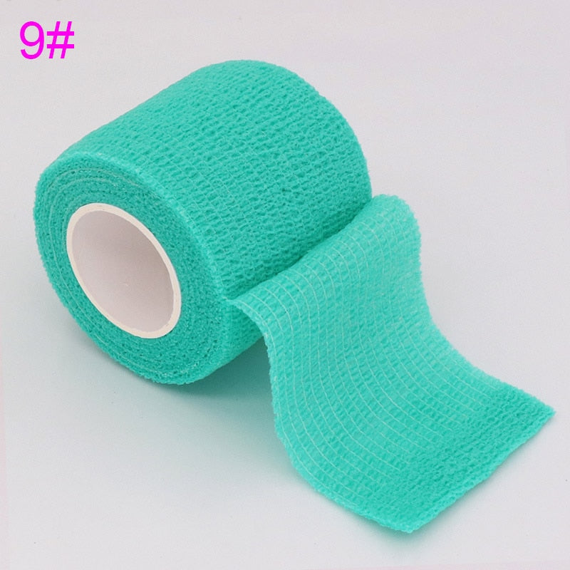 COYOCO Colorful Sport Self Adhesive Elastic Bandage Wrap Tape 4.8m Elastoplast For Knee Support Pads Finger Ankle Palm Shoulder
