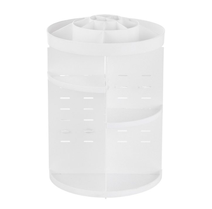 style: Pure white - Diamond wave Makeup Organizer