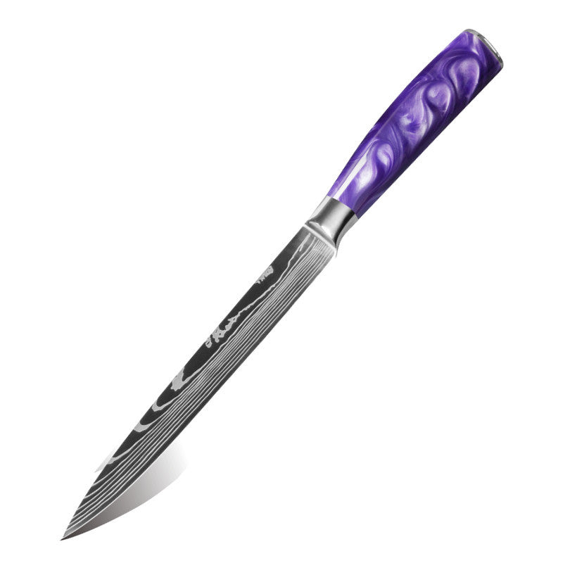 Creative Home Kitchen Knife Set - Purple