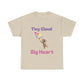 Tiny Cloud Big Heart Tee - Cute Unisex Cotton Shirt, Gift for Dog Lovers, Pet Lovers, Birthday Gift, Casual Wear, Fun Gift Idea