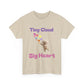 Tiny Cloud Big Heart Tee - Cute Unisex Cotton Shirt, Gift for Dog Lovers, Pet Lovers, Birthday Gift, Casual Wear, Fun Gift Idea