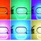 Usb Plug-In Lamp Oval Acrylic Lamp Touch Control Dimmable Modern Simple Creative Night Lamp Bedside Reading Lamp Desk Table Led