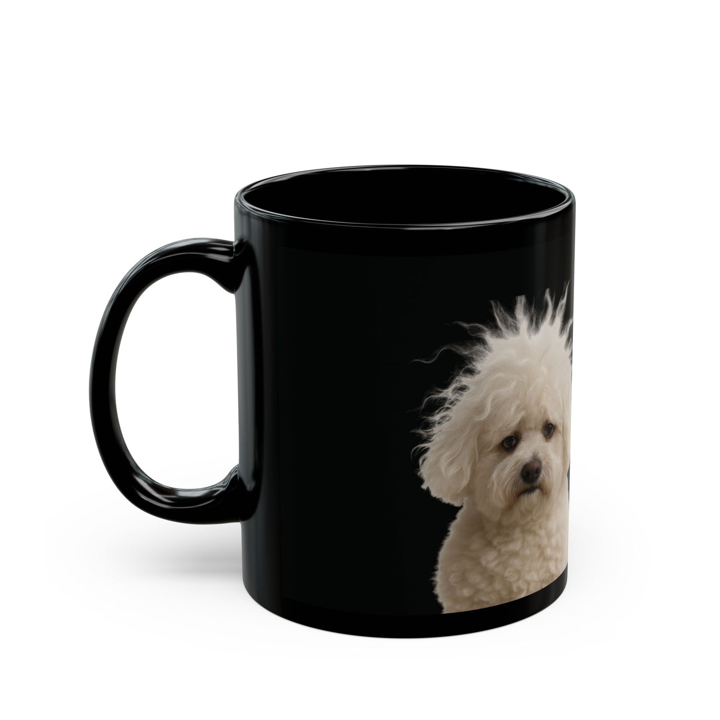 Funny Coffee Mug - Haven't Had My Coffee Yet, Dog Lovers Gift, Cute Pet Mug, Black Coffee Cup, Unique Kitchen Decor