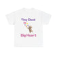 Tiny Cloud Big Heart Tee - Cute Unisex Cotton Shirt, Gift for Dog Lovers, Pet Lovers, Birthday Gift, Casual Wear, Fun Gift Idea