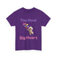 Tiny Cloud Big Heart Tee - Cute Unisex Cotton Shirt, Gift for Dog Lovers, Pet Lovers, Birthday Gift, Casual Wear, Fun Gift Idea