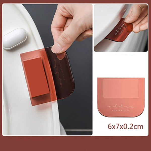 OYOREFD Portable Nordic Transparent Toilet Seat Lifter Toilet Lifting Device Avoid Touching Toilet Lid Handle WC Accessories