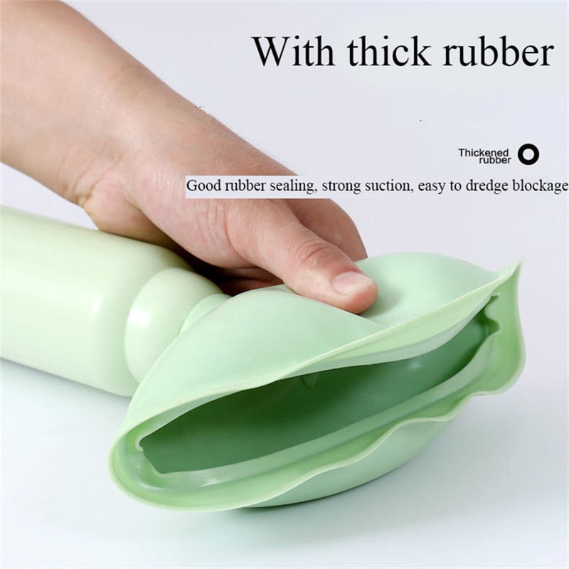 Multifunction Vacuum Toilet Pipe Plunger Silicone Super Suction Cups Quickly Unblock Household Toilet Sewer Dredging Plunger