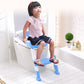 Baby Foldable toilet ladder Baby Stool Children's Toilet Ladder Assisted Infant Toilet Adjustable Pedal Non-slip