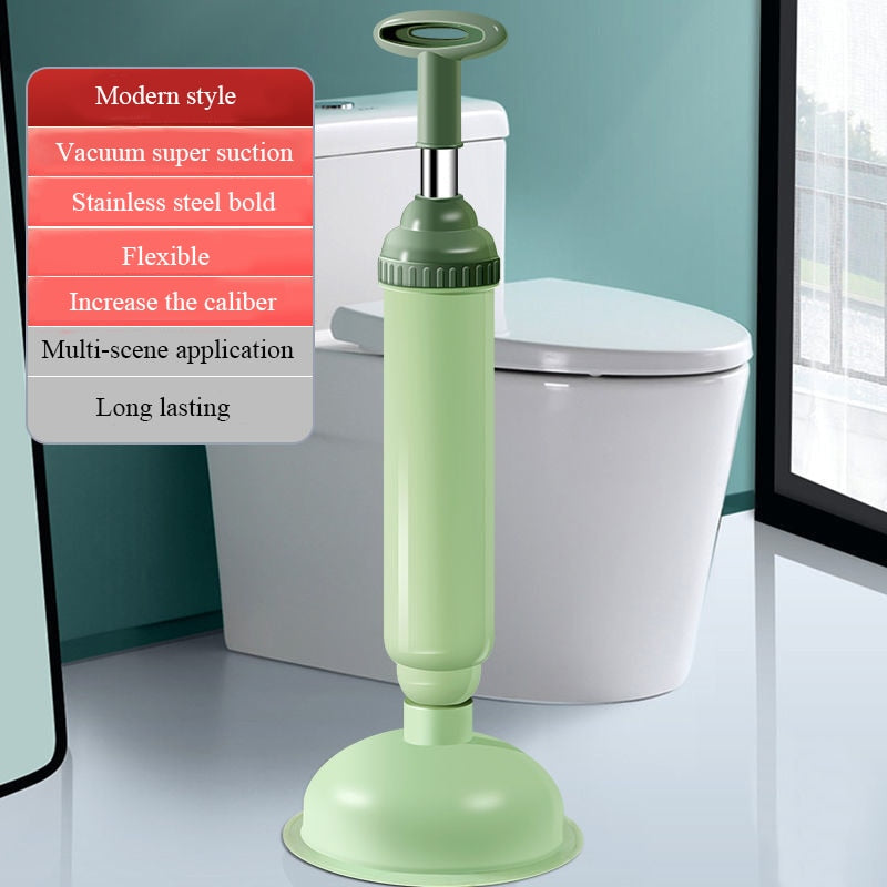 Multifunction Vacuum Toilet Pipe Plunger Silicone Super Suction Cups Quickly Unblock Household Toilet Sewer Dredging Plunger