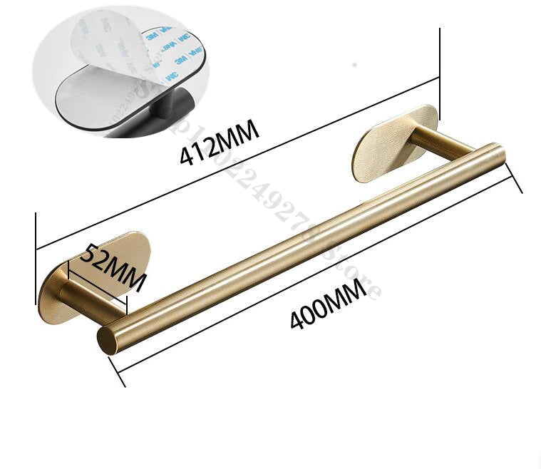 Self Adhesive toilet paper roll holder stand Wall Mount  stainless steel Tissue Towel Roll Dispenser Bath Kitchen Accessories WC