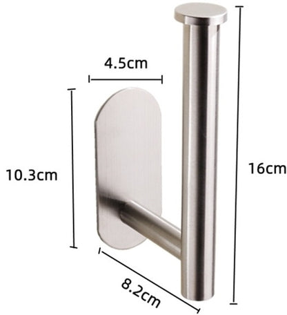 Self Adhesive toilet paper roll holder stand Wall Mount  stainless steel Tissue Towel Roll Dispenser Bath Kitchen Accessories WC
