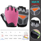 Silicone Anti-slip Anti-sweat Cycling Gloves Men Women Half Finger Gloves Breathable Anti-shock Sports Bike Bicycle Glove D40