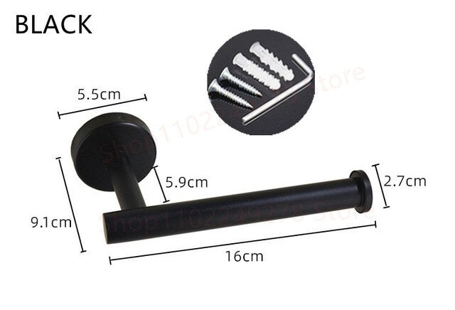 Self Adhesive toilet paper roll holder stand Wall Mount  stainless steel Tissue Towel Roll Dispenser Bath Kitchen Accessories WC