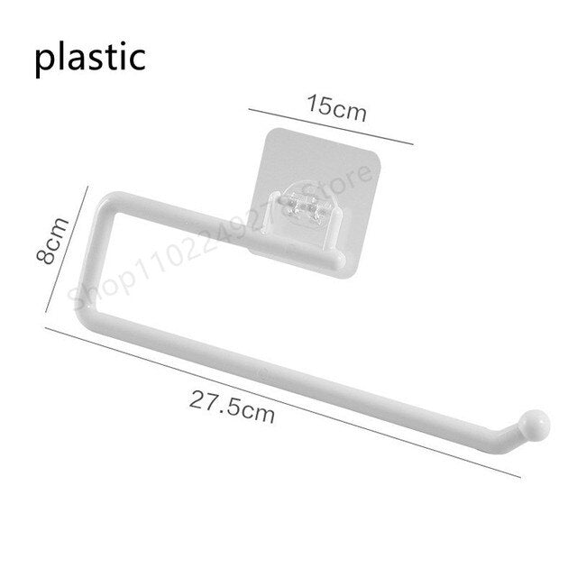 Self Adhesive toilet paper roll holder stand Wall Mount  stainless steel Tissue Towel Roll Dispenser Bath Kitchen Accessories WC