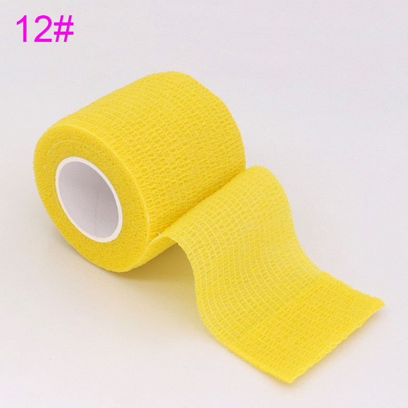 COYOCO Colorful Sport Self Adhesive Elastic Bandage Wrap Tape 4.8m Elastoplast For Knee Support Pads Finger Ankle Palm Shoulder