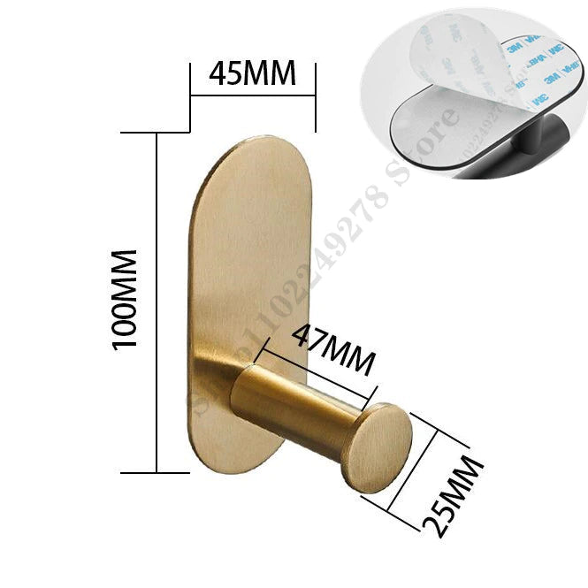 Self Adhesive toilet paper roll holder stand Wall Mount  stainless steel Tissue Towel Roll Dispenser Bath Kitchen Accessories WC