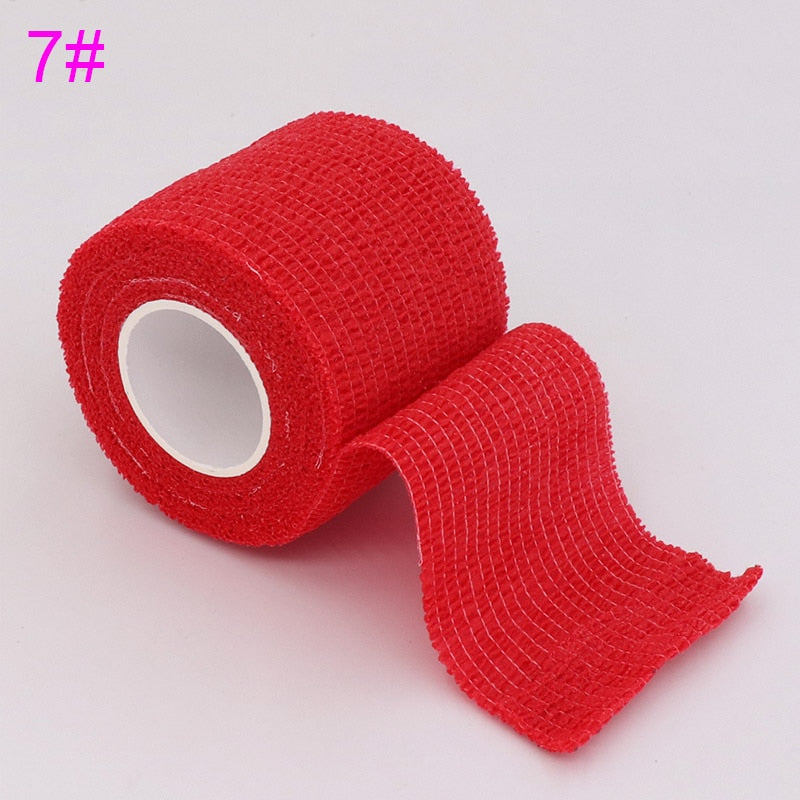 COYOCO Colorful Sport Self Adhesive Elastic Bandage Wrap Tape 4.8m Elastoplast For Knee Support Pads Finger Ankle Palm Shoulder
