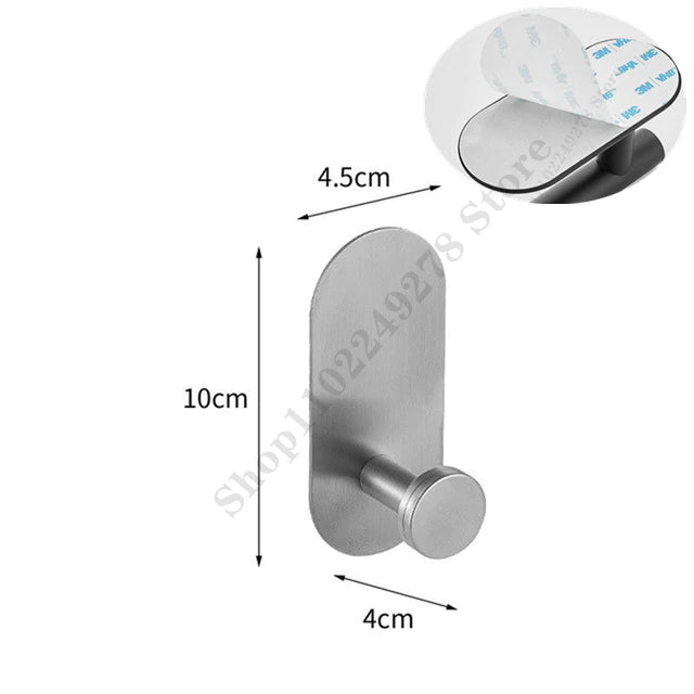 Self Adhesive toilet paper roll holder stand Wall Mount  stainless steel Tissue Towel Roll Dispenser Bath Kitchen Accessories WC