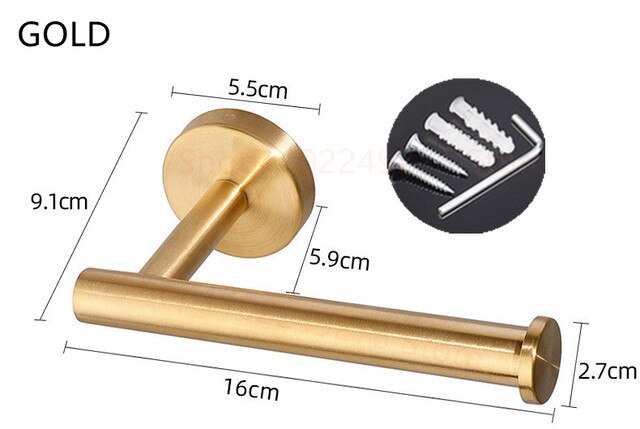Self Adhesive toilet paper roll holder stand Wall Mount  stainless steel Tissue Towel Roll Dispenser Bath Kitchen Accessories WC
