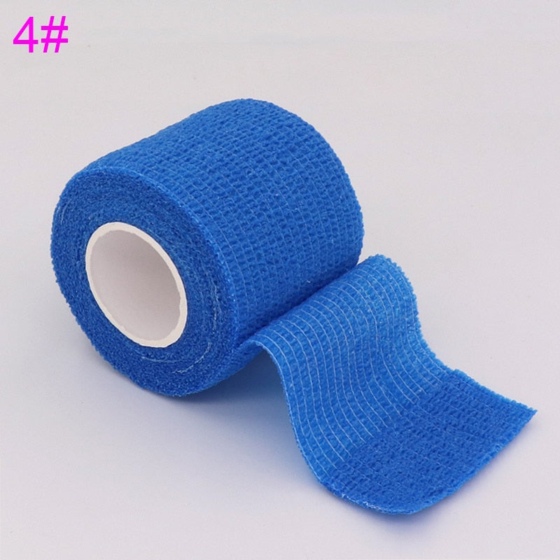 COYOCO Colorful Sport Self Adhesive Elastic Bandage Wrap Tape 4.8m Elastoplast For Knee Support Pads Finger Ankle Palm Shoulder
