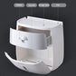 Waterproof Tissue Toilet Roll Paper Holder Bathroom Wall-mounted Plastic Rack Shelf Storage Dispenser LF82003