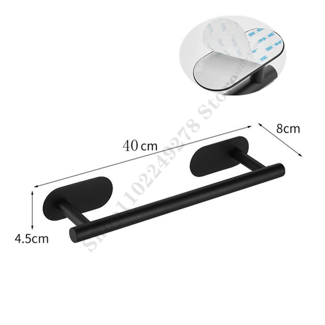 Self Adhesive toilet paper roll holder stand Wall Mount  stainless steel Tissue Towel Roll Dispenser Bath Kitchen Accessories WC