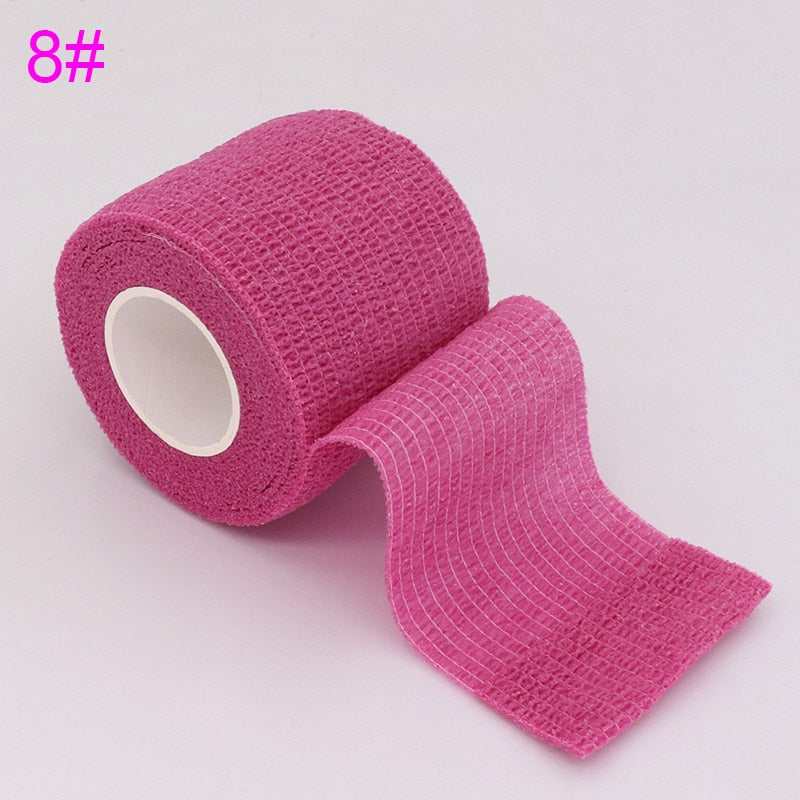 COYOCO Colorful Sport Self Adhesive Elastic Bandage Wrap Tape 4.8m Elastoplast For Knee Support Pads Finger Ankle Palm Shoulder