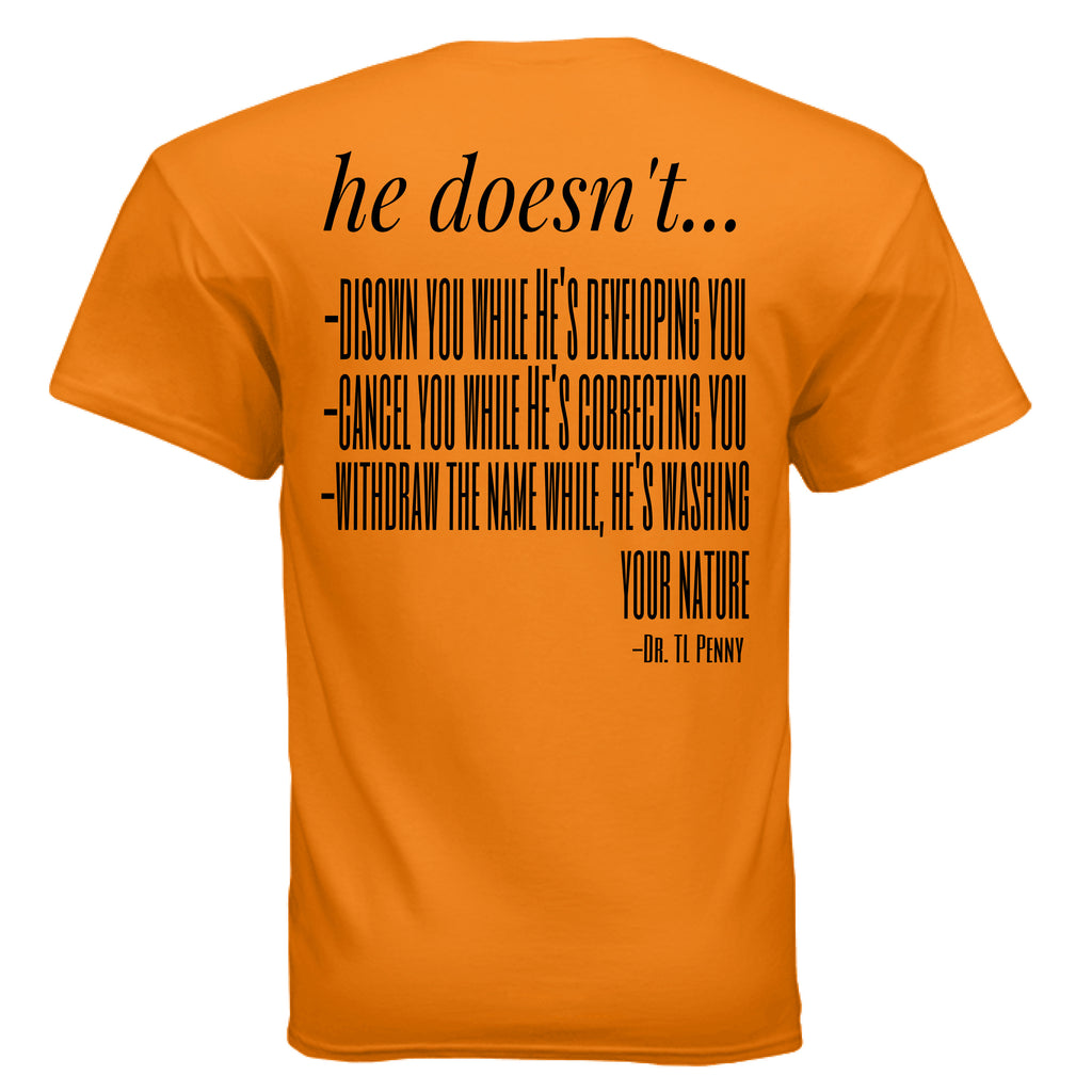 SAFETY ORANGE - BACK