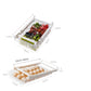 Style: M - Kitchen Organizer Adjustable Kitchen Refrigerator Storage Rack Fridge Freezer Shelf Holder Pull-out Drawer Organiser Space Saver