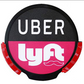 LED light UBER car stickers LYFT driver car decoration stickers