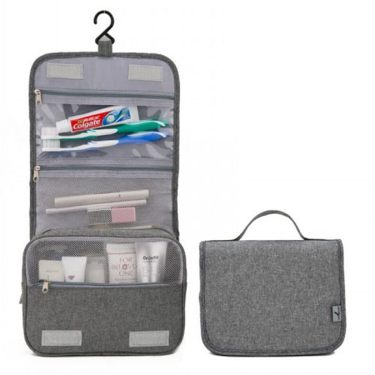 Color: T59 NewGray - Cosmetic Bag Organizer Case Necessaries Make Up Toiletry Bag