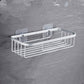 Size: Frosted rectangle - Shelf-Holder Storage-Rack Soap Shampoo Kitchen-Organizer Cosmetic Wall-Mounted Corner