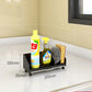 Color: picture color, style: Without rod - Kitchen Sink Caddy Organizer Nonslip Sponge Soap Brush Holder