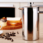 capacity: 350ml - Double Stainless Steel Coffee Pot French Coffee Press Pot Insulation Pot Tea Maker Pressure Pot