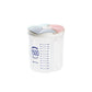 Color: 3 grid - Healthy Containers Cereal Grain Dry Food Storage Tank Transparent Cover Plastic Case