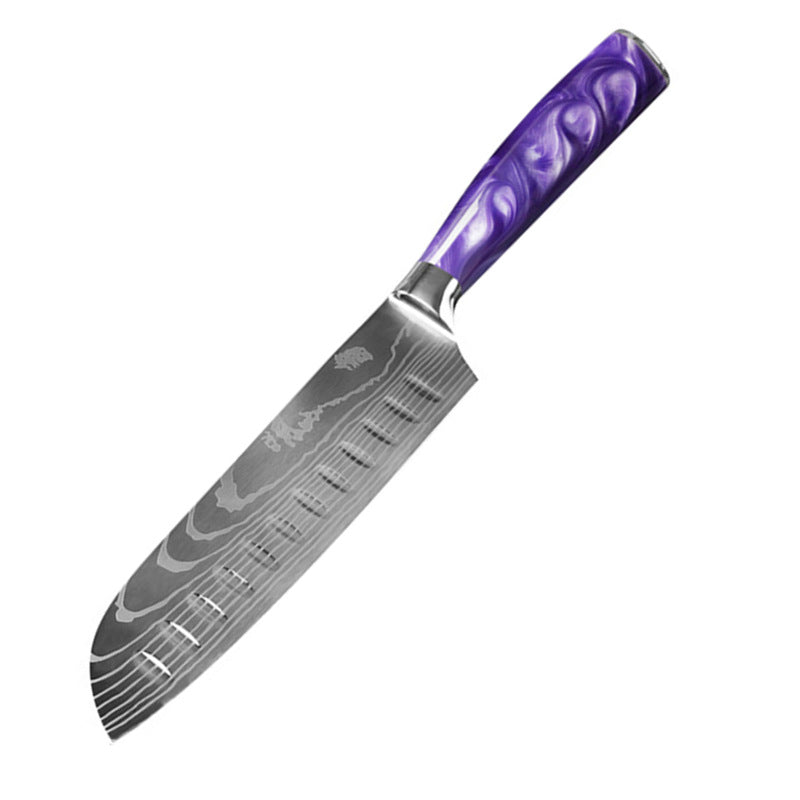 Creative Home Kitchen Knife Set - Purple