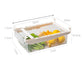 Style: D - Kitchen Organizer Adjustable Kitchen Refrigerator Storage Rack Fridge Freezer Shelf Holder Pull-out Drawer Organiser Space Saver