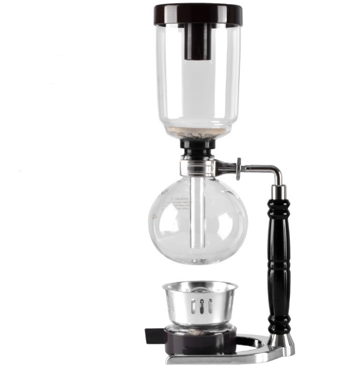 Color: Black - Siphon Coffee Maker Tea Pot Vacuum Coffeemaker Glass Machine