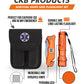 Survival Knife and Flashlight - Orange Finish - Emergency - LED Light